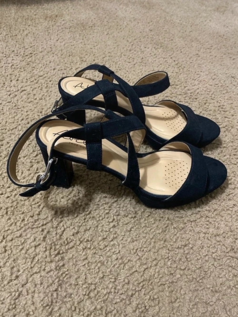 Abella True Comfort Strappy Heeled Sandals